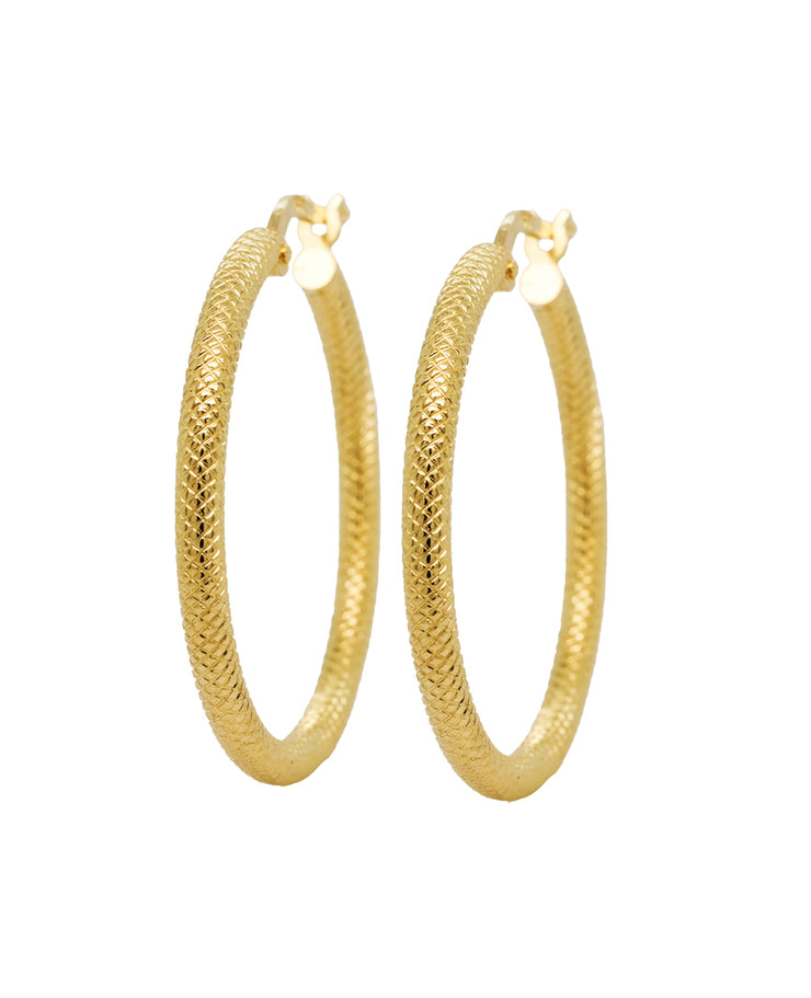 Gold Ladies Earrings (GE-14992)