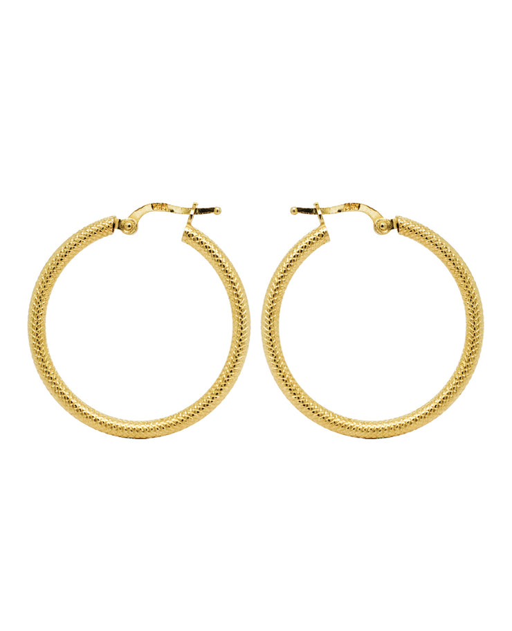 Gold Ladies Earrings (GE-14992)