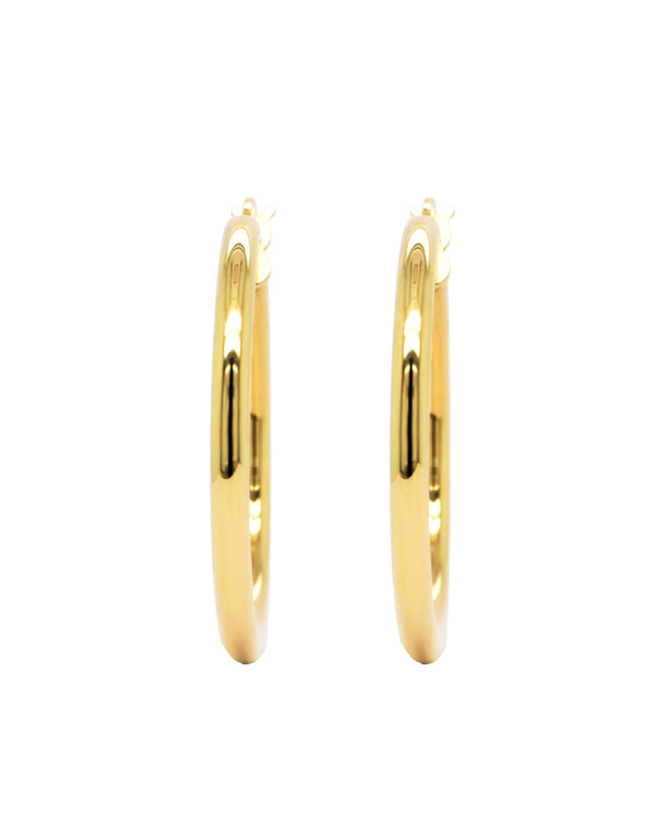 Buy Revere 9ct Gold Created Emerald and Diamond Huggie Earrings | Womens  earrings | Argos