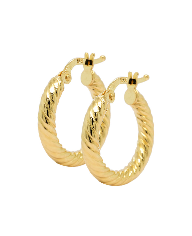 Gold Ladies Earrings (GE-15005)