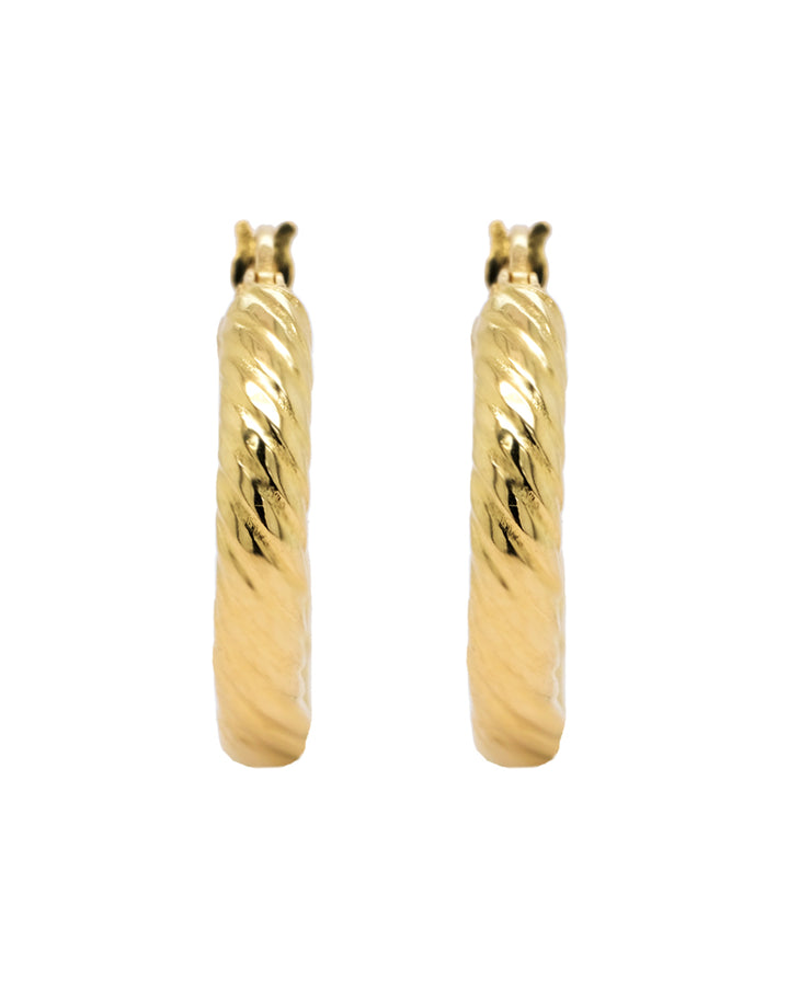 Gold Ladies Earrings (GE-15005)
