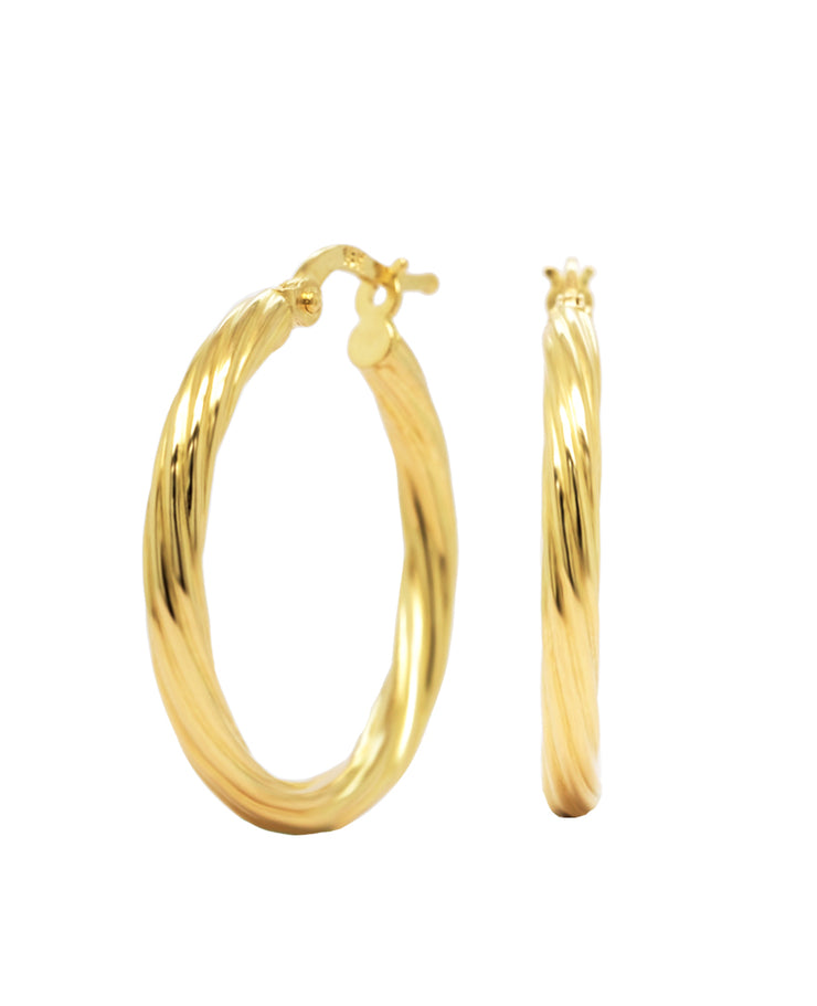 Gold Ladies Earrings (GE-15014)
