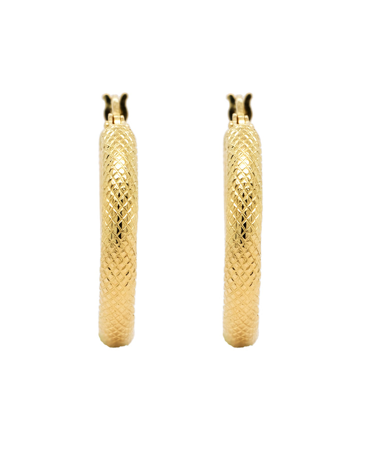 Gold Ladies Earrings (GE-15015)