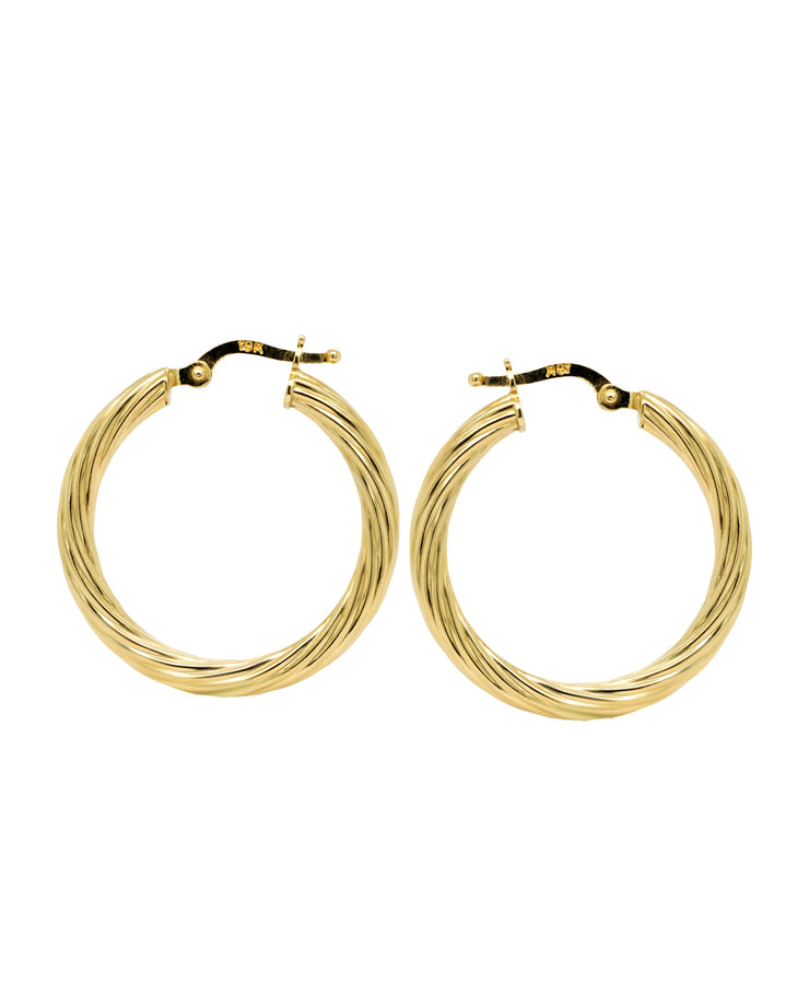 Gold Ladies Earrings (GE-15020)