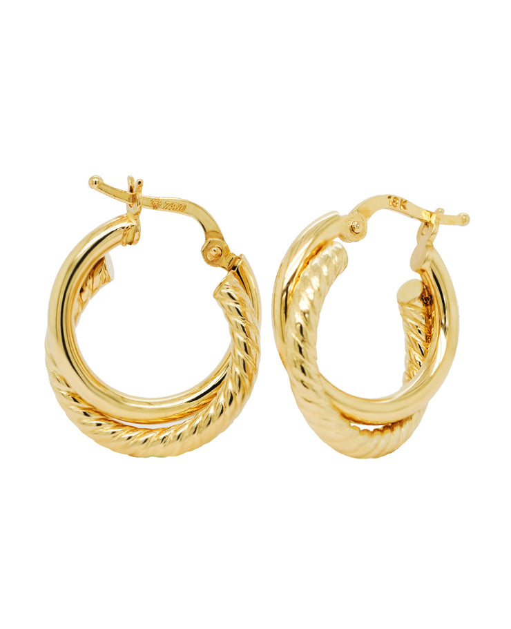 Gold Ladies Earrings (GE-15033)