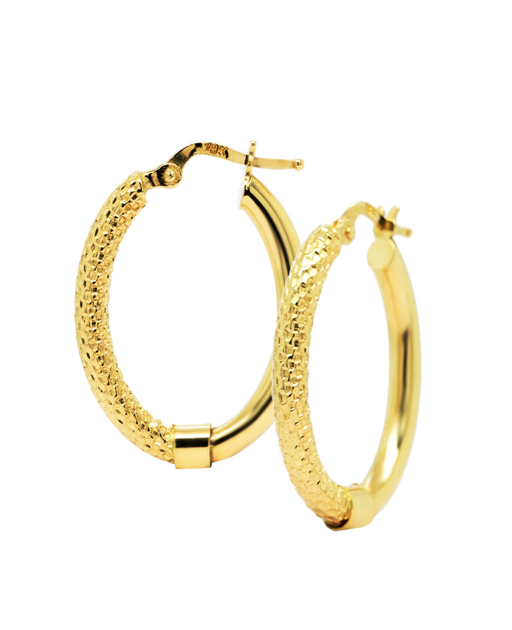 Gold Ladies Earrings (GE-15036)