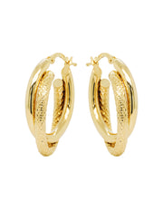 Gold Ladies Earrings (GE-15039)