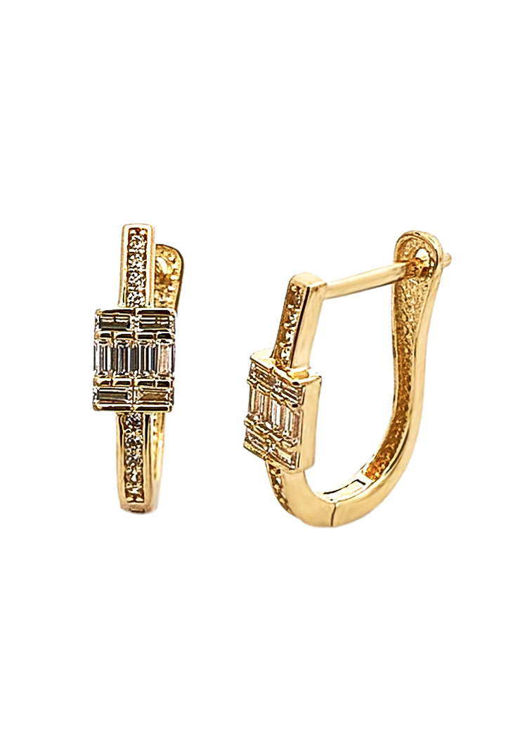 Gold Ladies Earrings (GE-15046)
