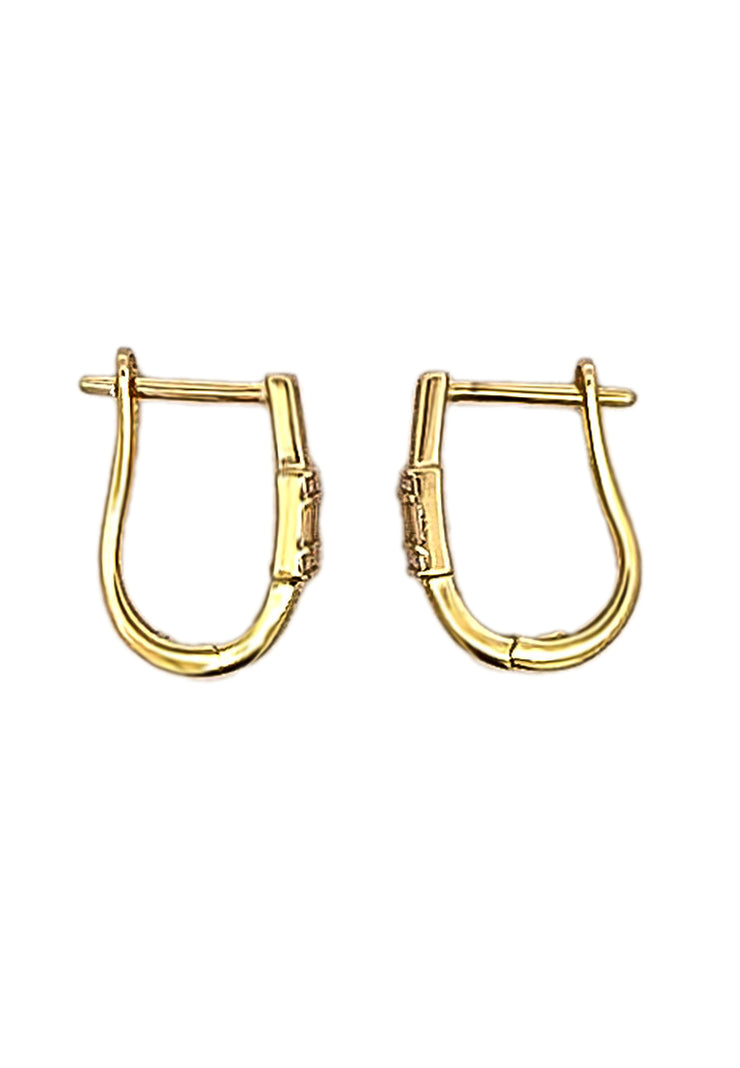 Gold Ladies Earrings (GE-15046)