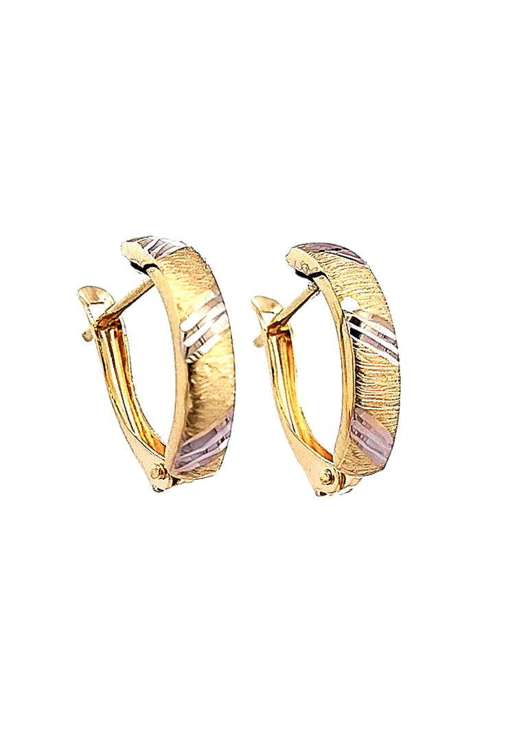 Gold Ladies Earrings (GE-15065)