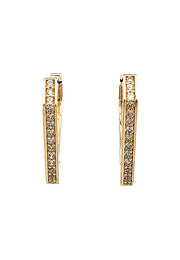 Gold Ladies Earrings (GE-15072)