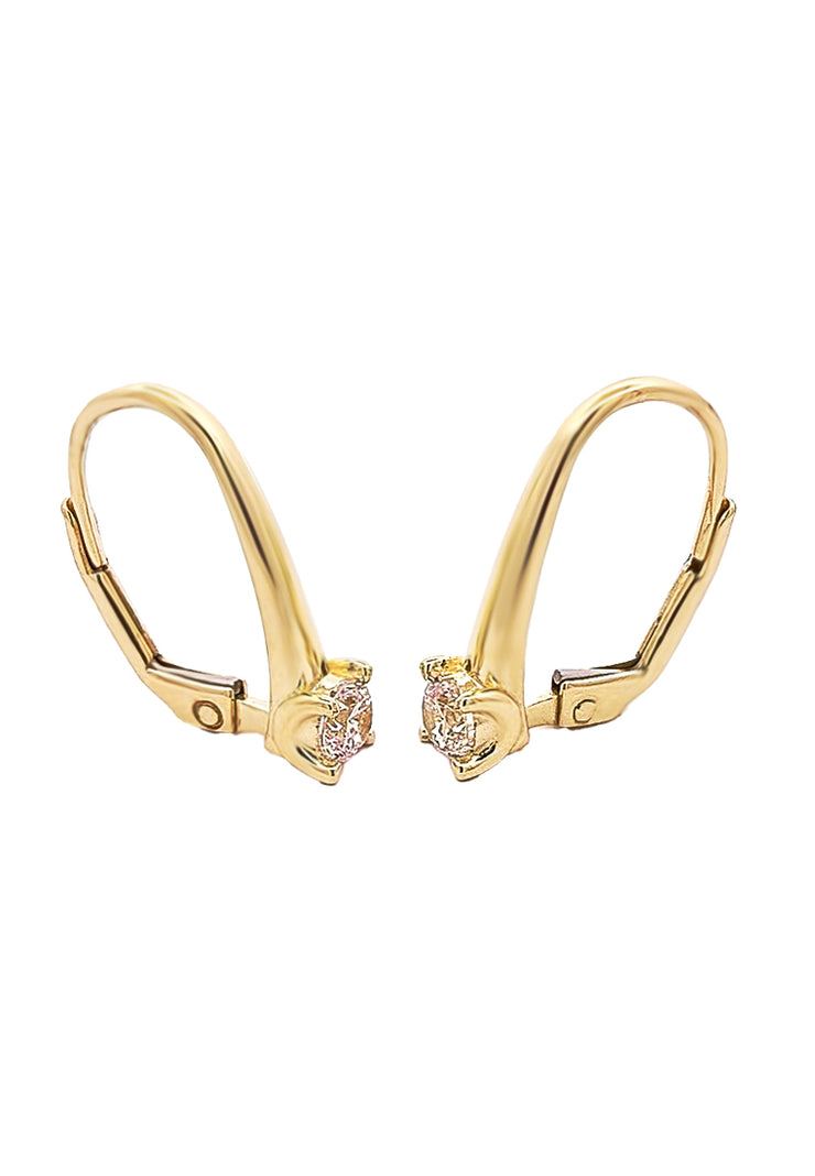 Gold Ladies Earrings (GE-15074)