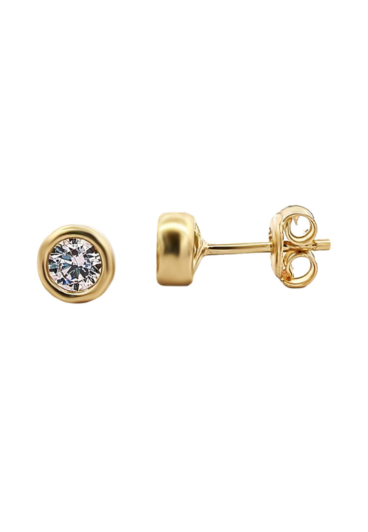 Gold Ladies Earrings (GE-15077)