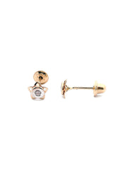 Gold Ladies Earrings (GE-15169)