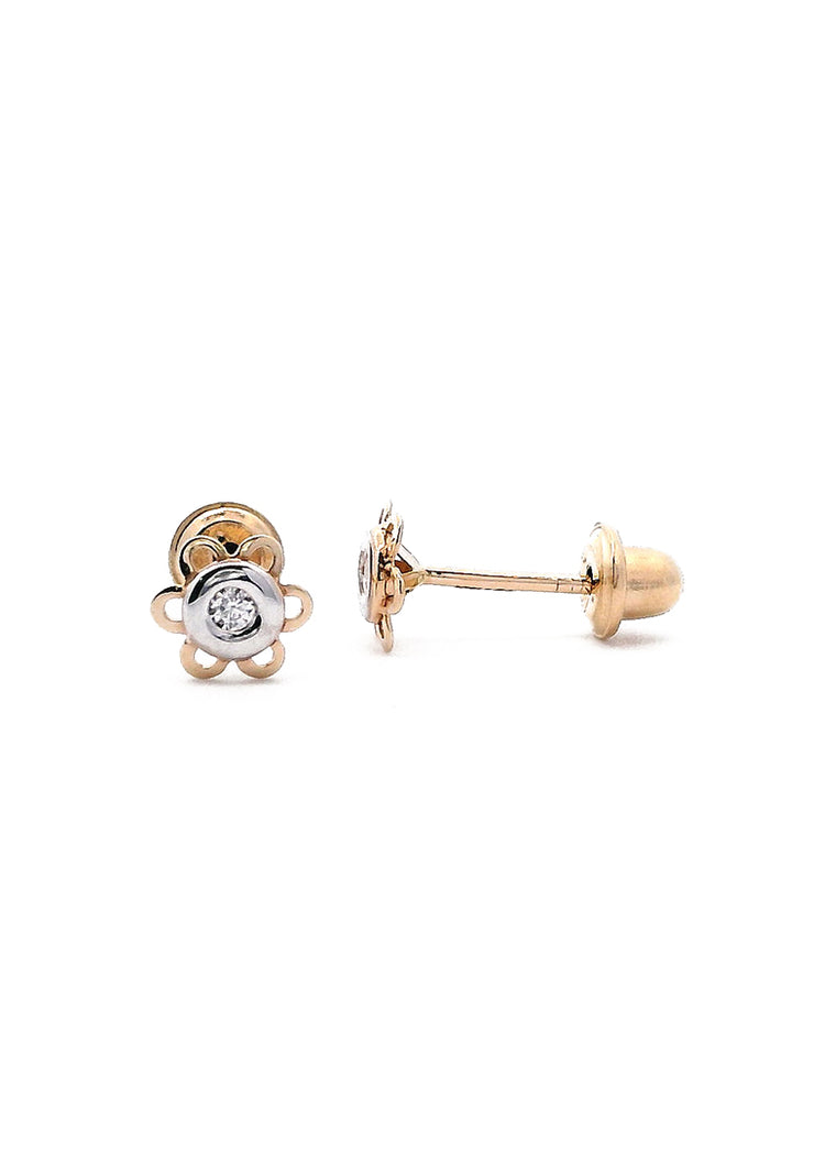 Gold Ladies Earrings (GE-15170)