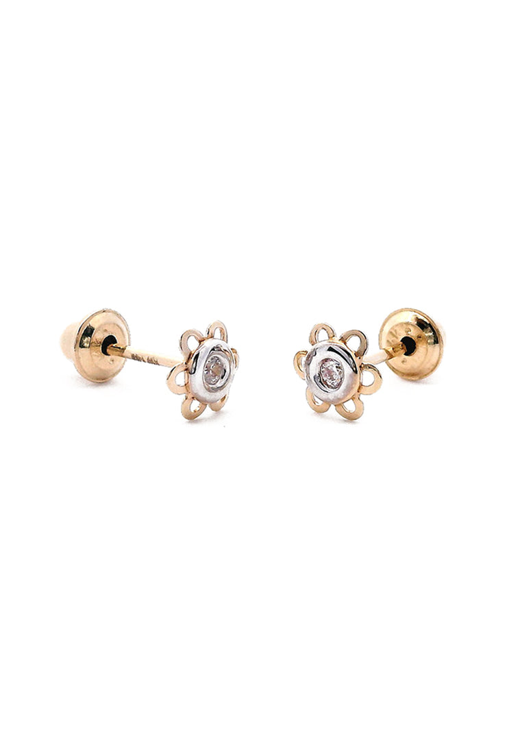 Gold Ladies Earrings (GE-15170)