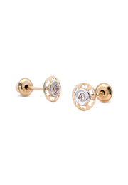 Gold Ladies Earrings (GE-15171)
