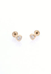 Gold Ladies Earrings (GE-15182)