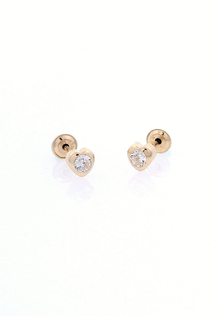 Gold Ladies Earrings (GE-15182)