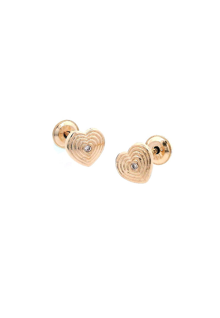 Gold Ladies Earrings (GE-15197)