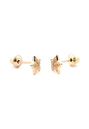 Gold Ladies Earrings (GE-15199)