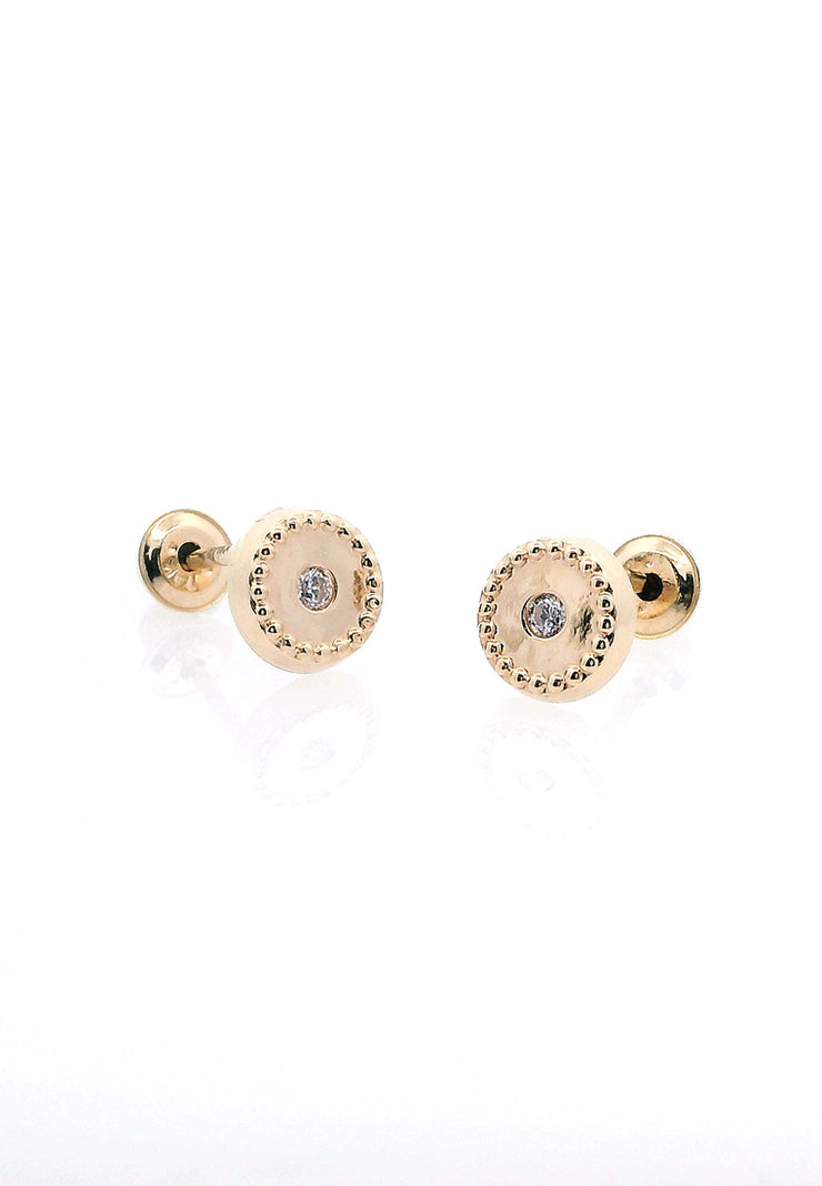 Gold Ladies Earrings (GE-15203)