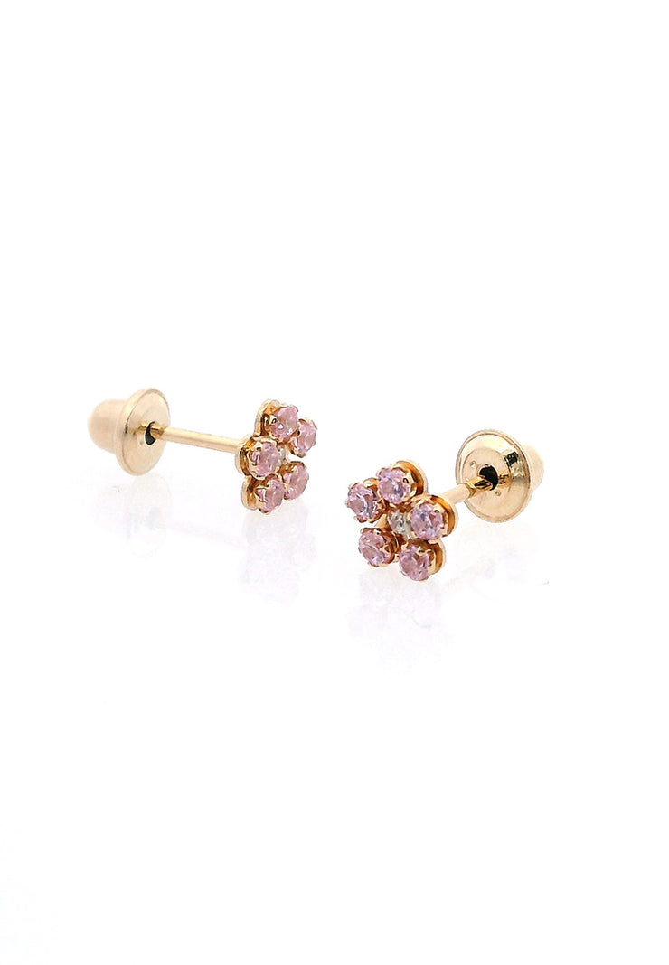 Gold Ladies Earrings (GE-15208)