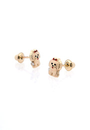 Gold Ladies Earrings (GE-15209)