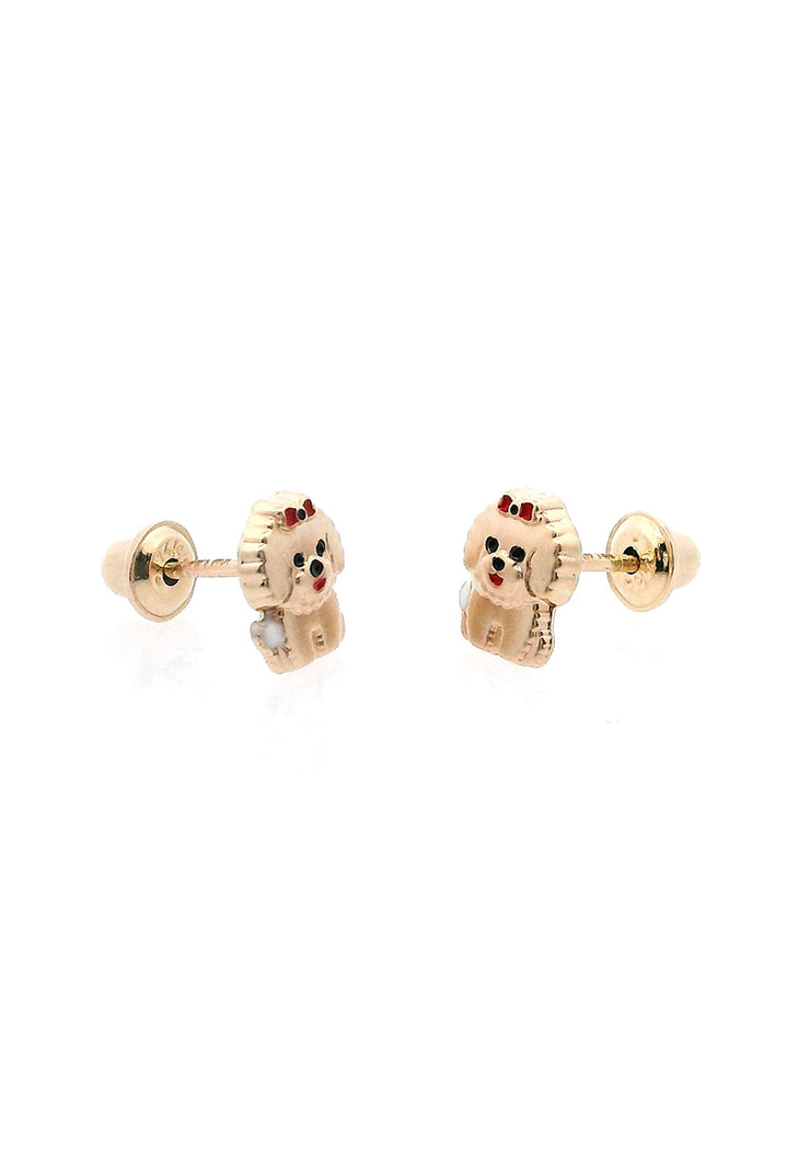 Gold Ladies Earrings (GE-15209)