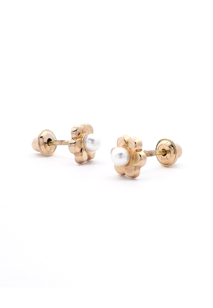 Gold Ladies Earrings (GE-15231)