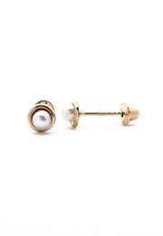 Gold Ladies Earrings (GE-15232)