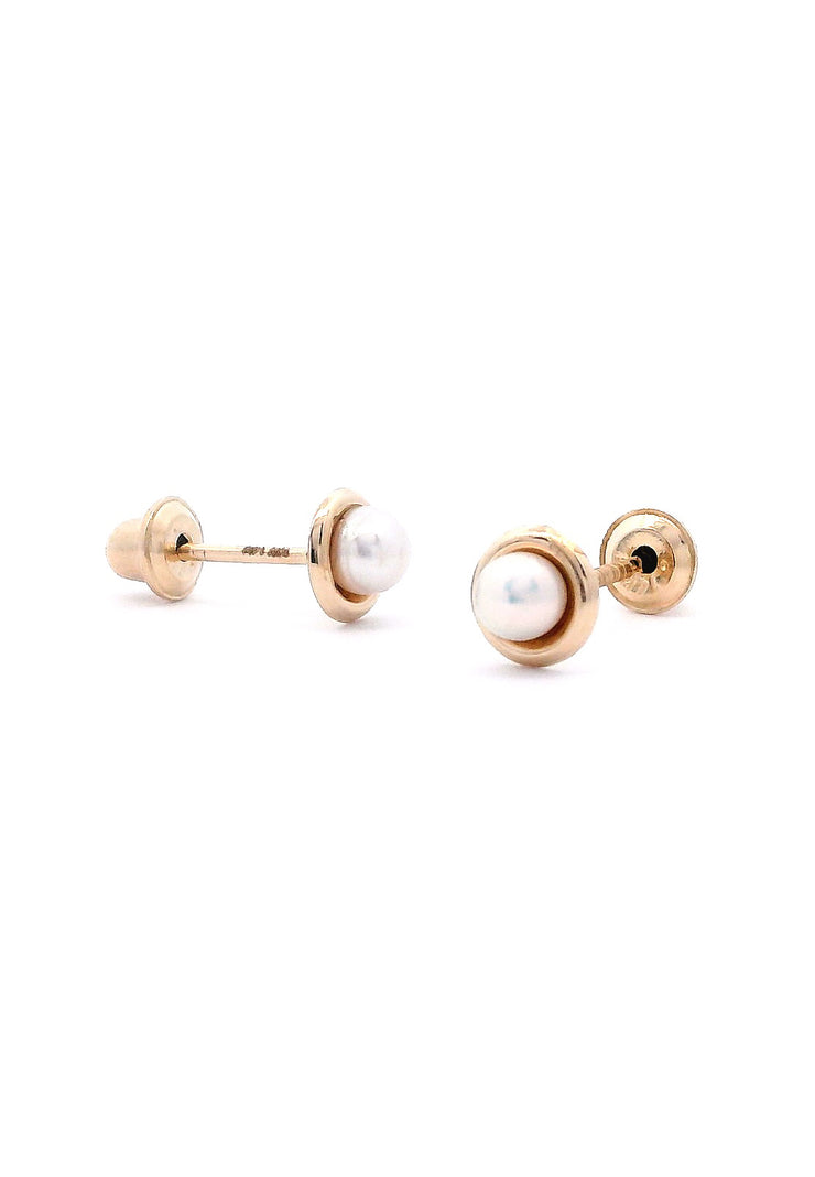 Gold Ladies Earrings (GE-15232)