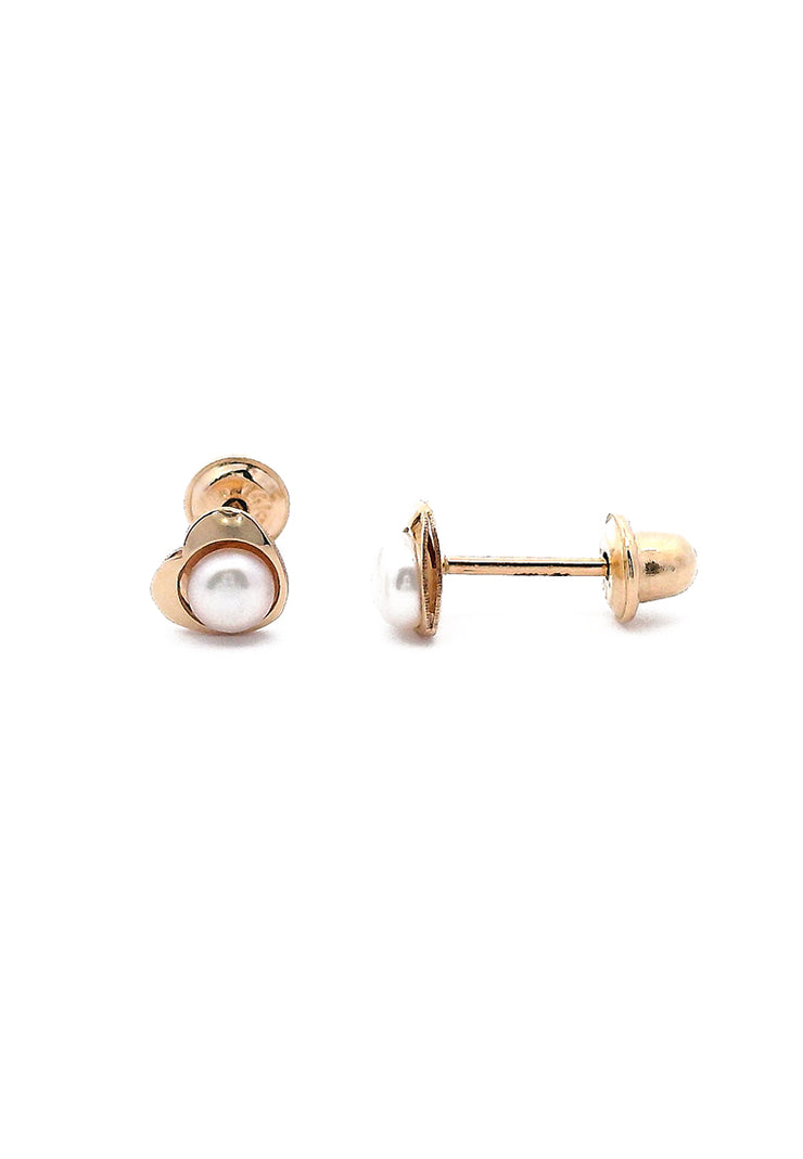Gold Ladies Earrings (GE-15234)