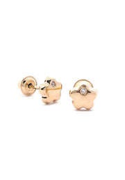 Gold Ladies Earrings (GE-15238)