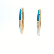 Gold Ladies Earrings (GE-15288)