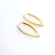 Gold Ladies Earrings (GE-15288)