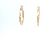 Gold Ladies Earrings (GE-15296)