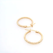 Gold Ladies Earrings (GE-15296)