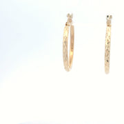 Gold Ladies Earrings (GE-15297)