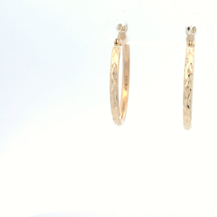 Gold Ladies Earrings (GE-15297)