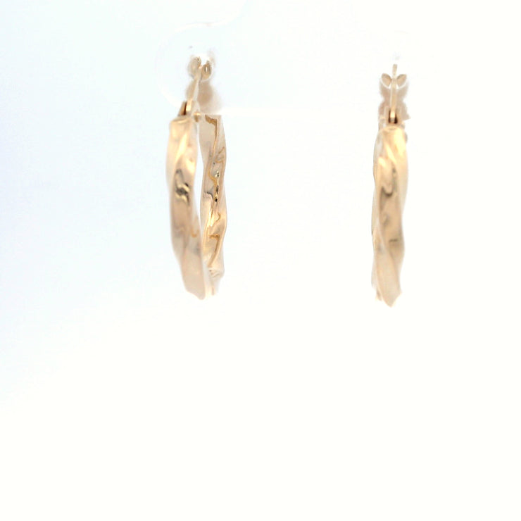 Gold Ladies Earrings (GE-15302)