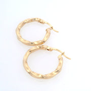 Gold Ladies Earrings (GE-15302)