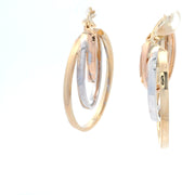 Gold Ladies Earrings (GE-15336)