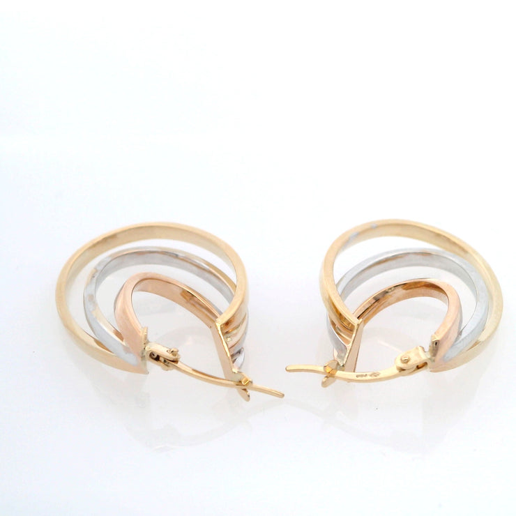 Gold Ladies Earrings (GE-15336)