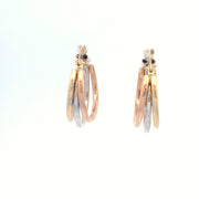 Gold Ladies Earrings (GE-15339)