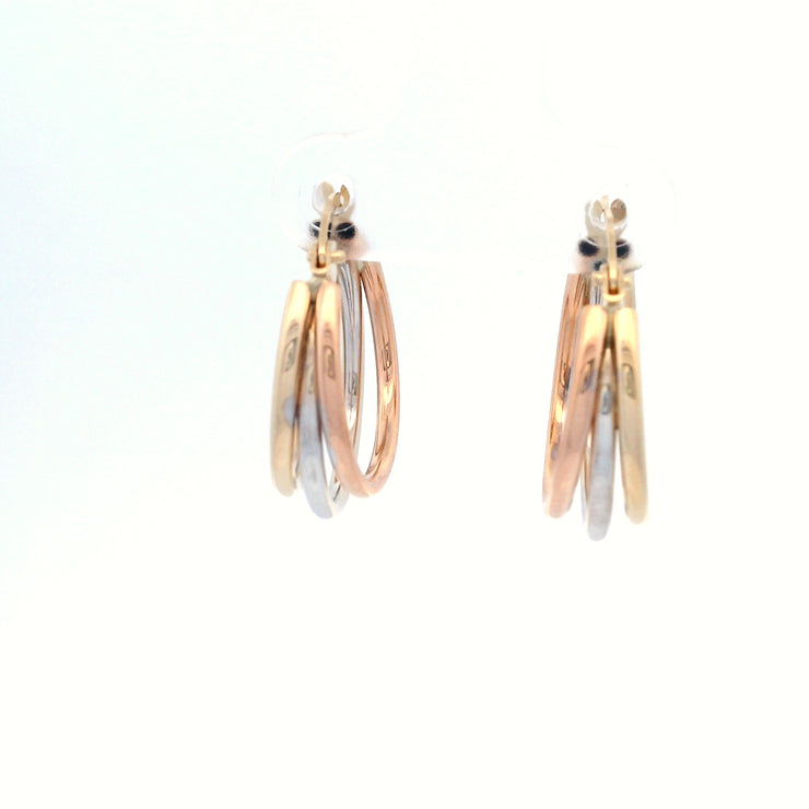 Gold Ladies Earrings (GE-15339)