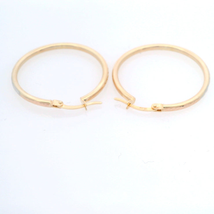 Gold Ladies Earrings (GE-15340)