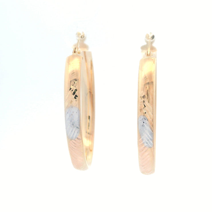 Gold Ladies Earrings (GE-15344)