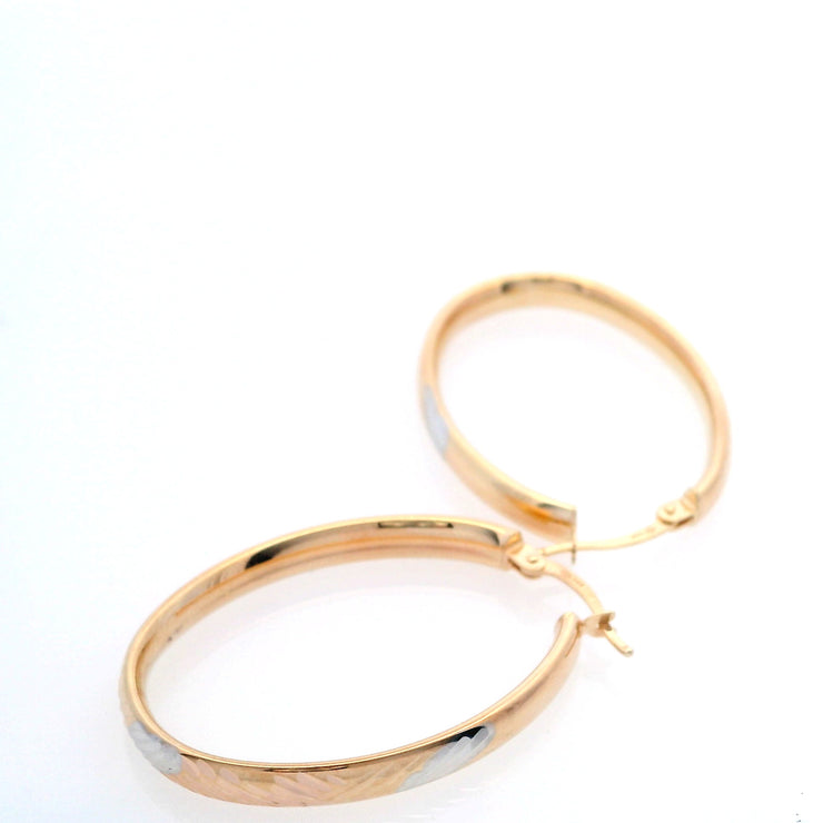 Gold Ladies Earrings (GE-15344)