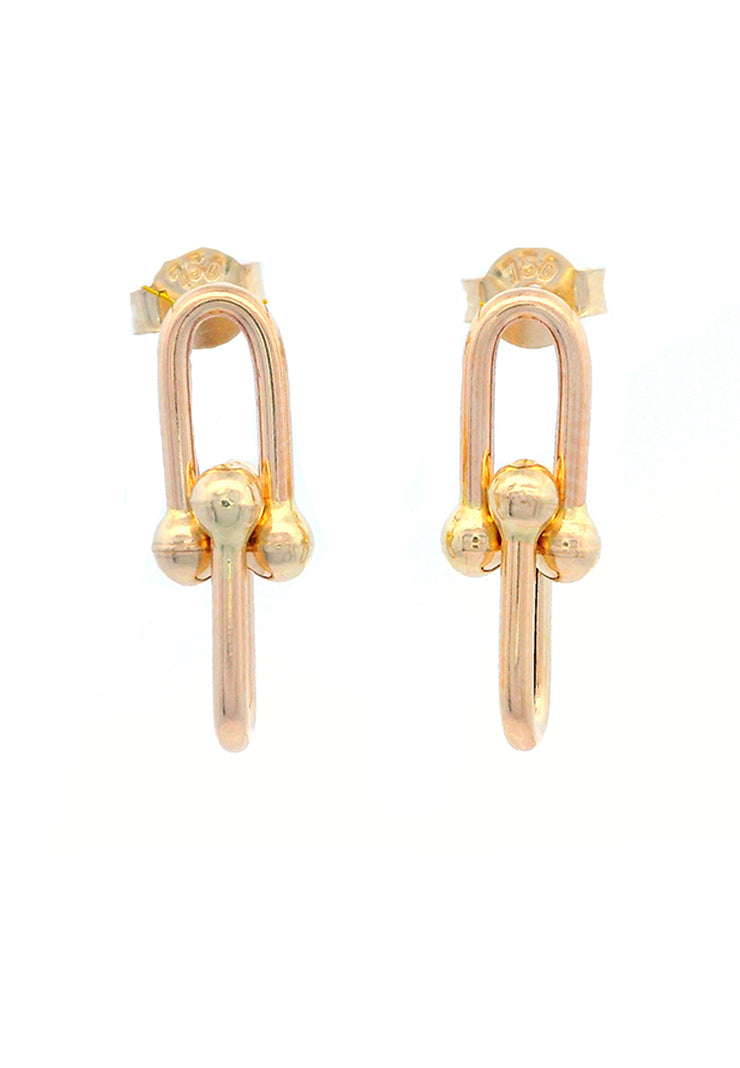 Gold Ladies Earrings (GE-15373)